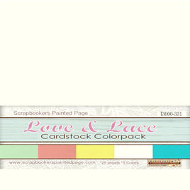 Love & Lace Cardstock Colorpack
