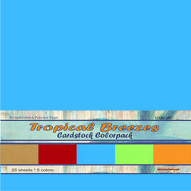 Tropical Breezes Cardstock Colorpack