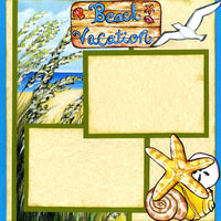 Warm, Sunny Beach Vacation Page Kit