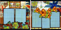 Tropical Breezes Scrapbook Page Kit