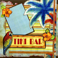 Tiki Bar Quick Page Scrapbook Set