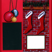 Christmas Stockings Hung - Page Kit