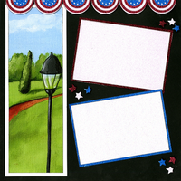 Red, White & Blue Quick Page Set
