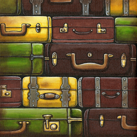 Vintage Safari Suitcases