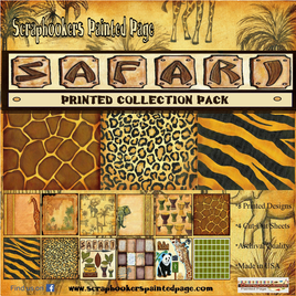 Safari Scrapbook Collection