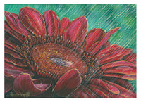 'Raindrop Red' Art Print