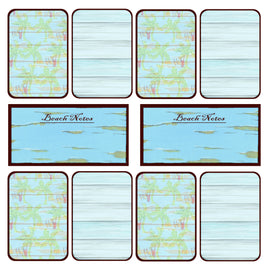 Beach Bum Journaling Tags