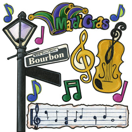 Mardi Gras Madness Cut-Outs