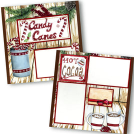 Candy Canes & Hot Cocoa Quick Page Set