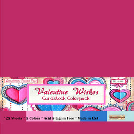 Valentine Wishes Cardstock Colorpack