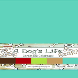 A Dog's Life Cardstock Colorpack