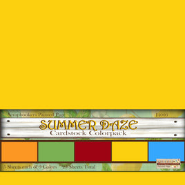 Summer Daze Cardstock Colorpack
