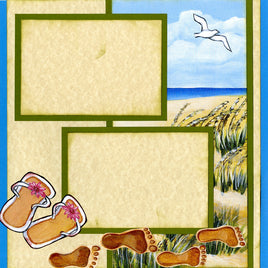 Warm, Sunny Beach Vacation Page Kit