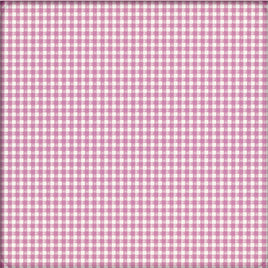 Dusty Rose Pink Gingham Print