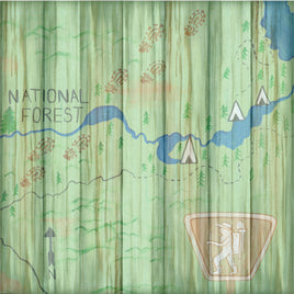 Camping & Hiking Trail Map