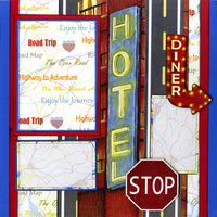 Road Trip Hotel Quick Page Set