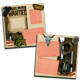 Most Wanted Cowboy Quick Page Set - click below to see page 2