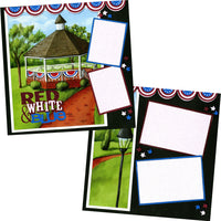 Red, White & Blue Quick Page Set