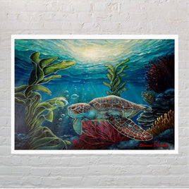 'Sea Turtle' Art Print