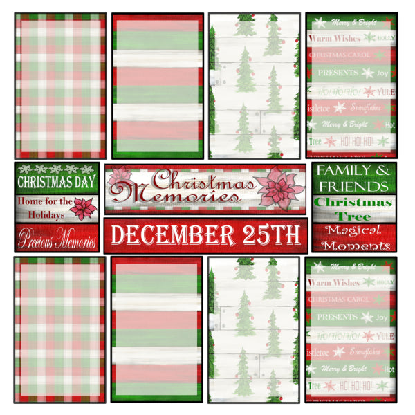 Scrapbook Paper Pack A Country Christmas