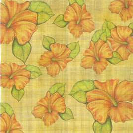 Bamboo Hibiscus Scrapbook Print