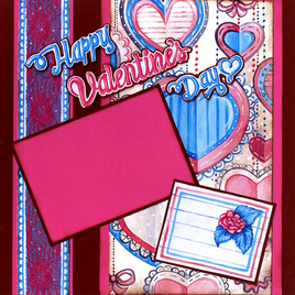 Happy Valentine's Day Quick page Set - click below to see page 2