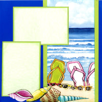 "Sunny Beach Vacation" Page Kit