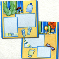 Flip Flops & Sand - Page Kit
