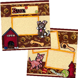 "Time To Bark And Play"  Quick Page Set