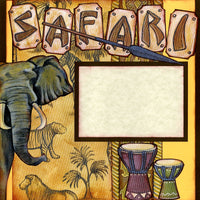 Elephant Safari Land Quick Page Set