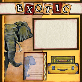 Exotic Safari Quick Page Set - click below image to see page 2