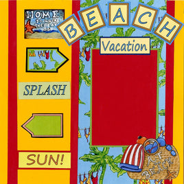 My Beach Vacation Quick Page Set - click below image to see page 2