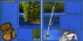 Fishing Trip Quick Page Set