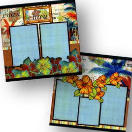 Tropical Breezes Scrapbook Page Kit