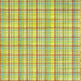 Tropical Plaid Scrapbook Print