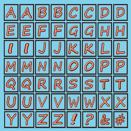 Fall Magic Letters Cut Out Letters