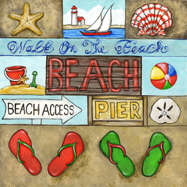 Beach Walk Tags