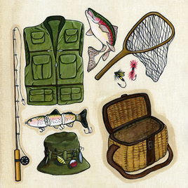 Gone Fishing Cut-Outs