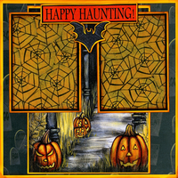 Haunted Halloween Quick Page Set - click below to see page 2