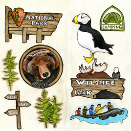 National Park Cut Outs