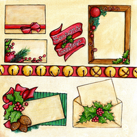 Warm Cozy Christmas Printed Collection Pack