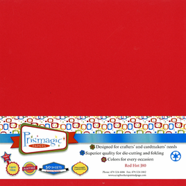 Red Hot / 12"x12" 50 SHEET PACK
