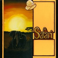 Sunset Safari - Page Kit