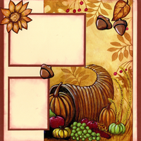 Thanksgiving Page Kit - click below to see page 2